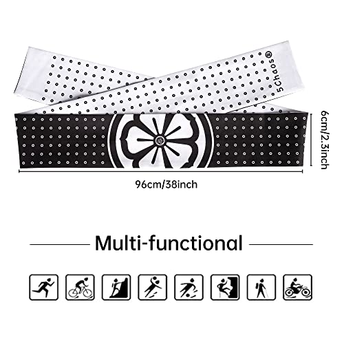 5Chaos Miyagi Do Karate Kid Headband Costume, Daniel Larusso Head Tie for Boys Men Girls Women, Lotus Ninja Halloween Hachimaki Bandana Sweatband for Cosplay - Image 5
