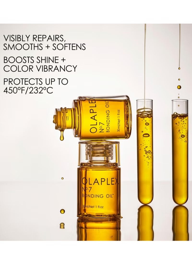 Generic - OLAPLEX No.7 Bonding Oil, 30ml, hair treatment oils, Nourishing Treatment for Split Ends and Dry Scalp for All Hair Types, Nourish & Repair for All Hair Types, Yellow - Image 1