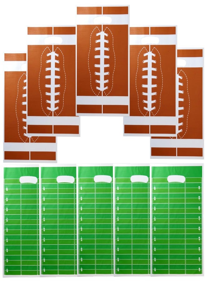 HEPAPATE 60Pcs Football Treat Candy Bags,Football Goodie Bags,Football Party Favors Bags Football Theme Gift Bags for Kids Birthday Party Decorations,Football Themed Party Supplies - Image 1