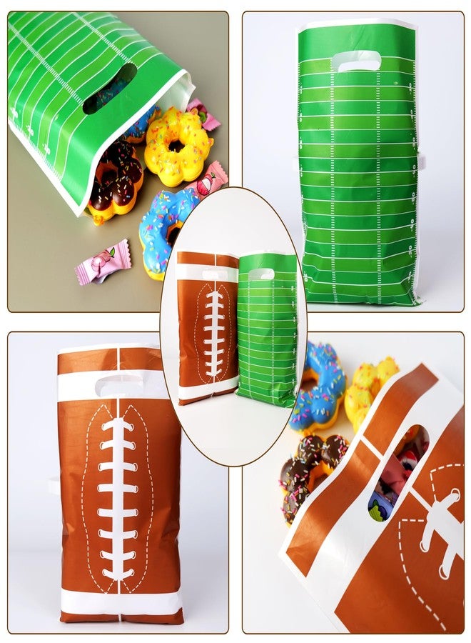 HEPAPATE 60Pcs Football Treat Candy Bags,Football Goodie Bags,Football Party Favors Bags Football Theme Gift Bags for Kids Birthday Party Decorations,Football Themed Party Supplies - Image 4