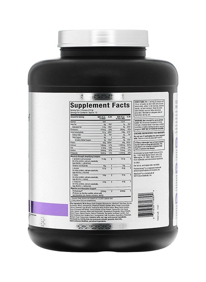 MuscleTech - MuscleTech Mass Tech Elite Chocolate Fudge Cake 6lbs US (RB) - Image 1