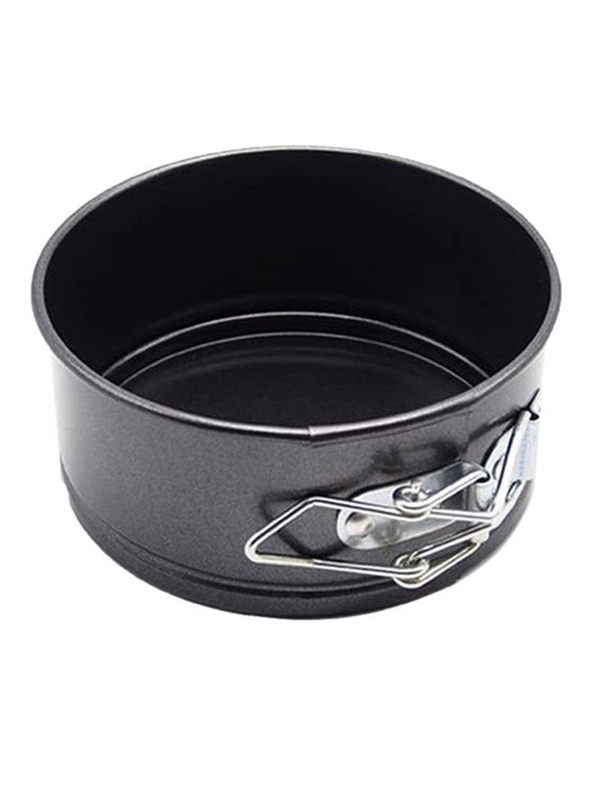 إسكدنيا صينية كيك دائرية الشكل ومانعة للالتصاق مع قاعدة قابلة للإزالة أسود 9بوصة - Image 1