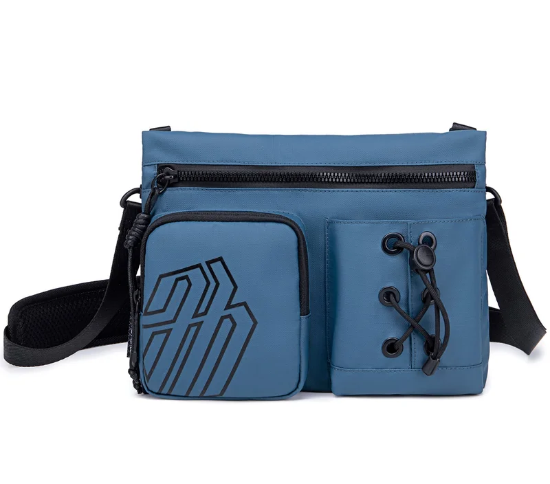 Arctic Hunter Blue Premium Shoulder Sling Bag Water Resistant Polyester Unisex Cross Body Bag for Travel Business School College, K00535, Blue  | Best Price UAE