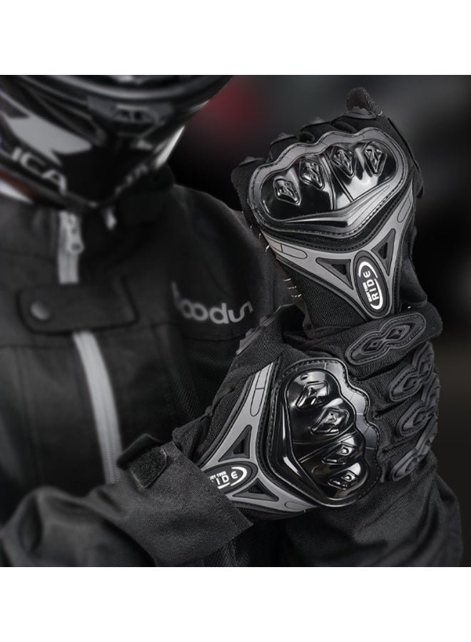 PINKSAMA Motorcycle Gloves, All Season Thin, Full Finger Touchscreen Gloves,Full Finger Motorcycle Protective Non-Slip Racing Gloves - Image 2