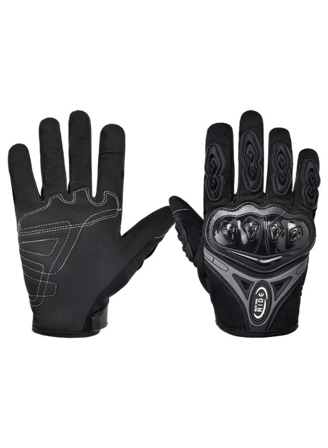 PINKSAMA Motorcycle Gloves, All Season Thin, Full Finger Touchscreen Gloves,Full Finger Motorcycle Protective Non-Slip Racing Gloves - Image 1