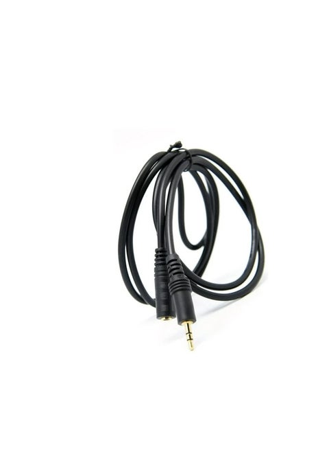 Audio Extension Cable Jack Male to Female AUX Cable Audio Extender Cord for Computer Mobile Phones Amplifier Black 3m