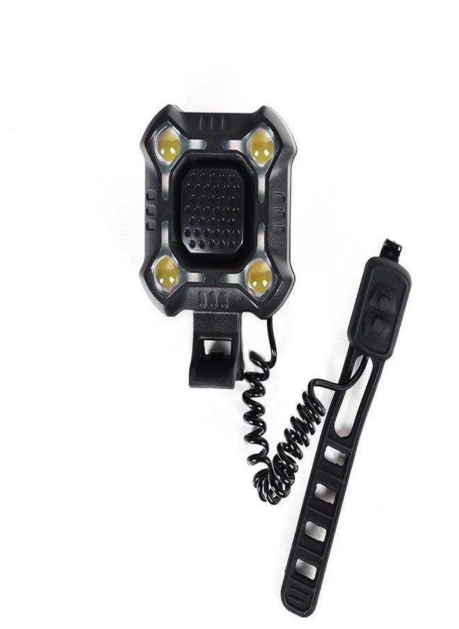 Generic - 140dB High Traffic Bike Horn LED Light Loudest Electric Horn For Safety Alert Remote Switch USB Rechargeable - Image 1