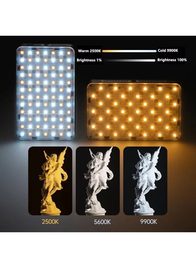 يونجنيو مصدر إضاءة فيديو LED يانغ نو YN120 RGB، 2500 كلفن إلى 9900 كلفن، 3000 مللي أمبير ساعة، مصباح تصوير محمول بحجم جيب، أسود - Image 2
