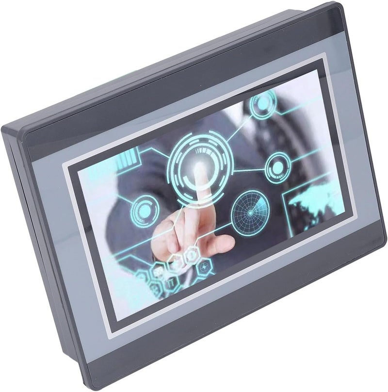 YWBL-WH PLC HMI Touchscreen, 7in TFT LCD Screen, Resistive Touch Panel, 12 in 8 Out, K Thermocouple, 0-10V 20A Analog Output, for FX3U, ABS Material - Image 5