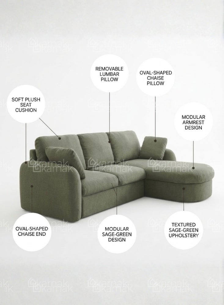 KARNAK Solvex Sofa Bed Olive - Image 4