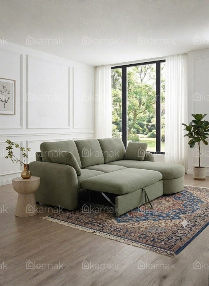 KARNAK Solvex Sofa Bed Olive - Image 2