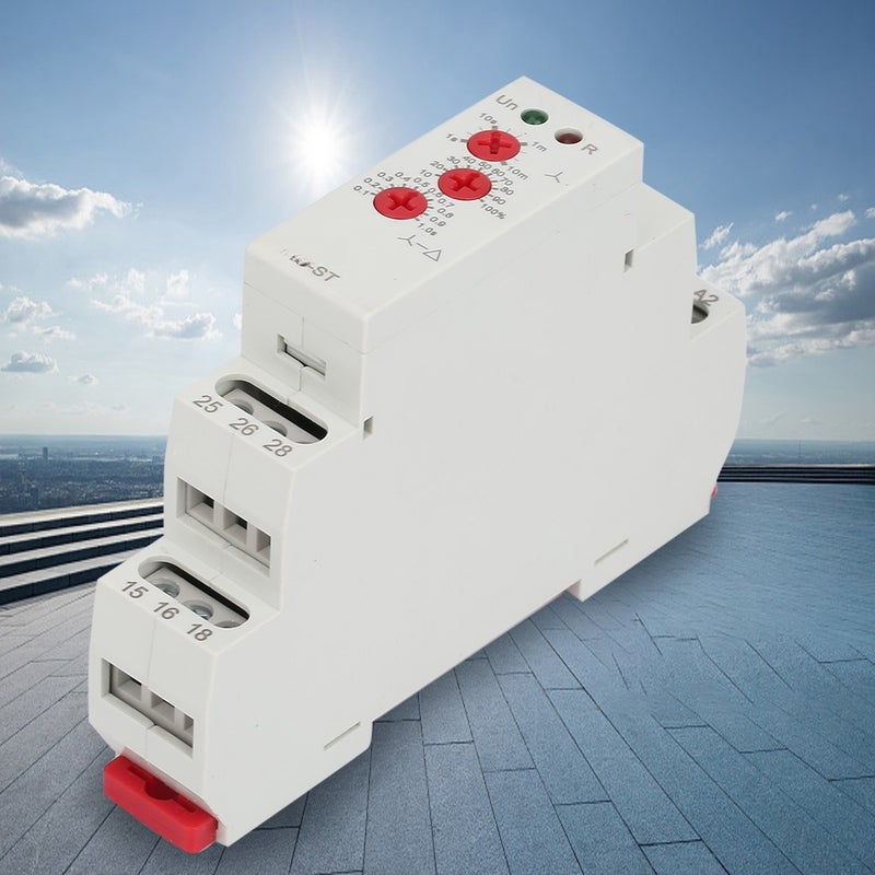 موقت تأخير المحرك نجم دلتا GRT8‑ST - بدء مبهر النهائي - ريل دلتا - بدء المحرك (AC380 فولت، AC400 فولت، AC415 فولت) - Image 1