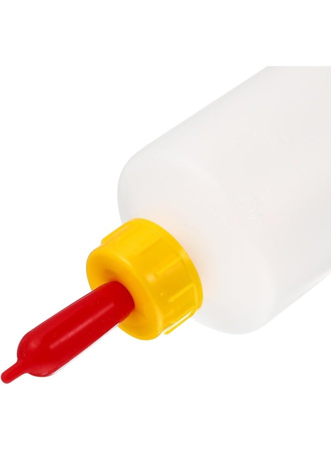 Hemoton Goat and Bottles Set, 5 Sets Small Animal Milk Drink Pritchard for Goats 400 ml Lamb Nursing Bottles Feeding Bottle Kit for Feeding Sheep Goat Lamb Puppy - Image 2