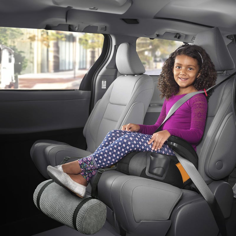 Swanoo, Car Seat Foot Rest for Kids Car Seat Accessories Leg Rest for Car Seat Kids Car Foot Rest with Extra Long Straps Adjusts to Any Carseat Or Toodlers Booster Seat by SWANOO, Grey, 1.0 Count - Image 2