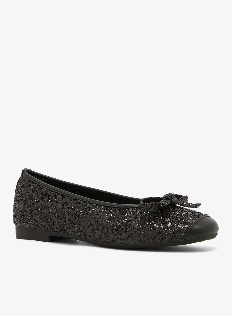 Ginger Sequin Embellished Ballet Flats