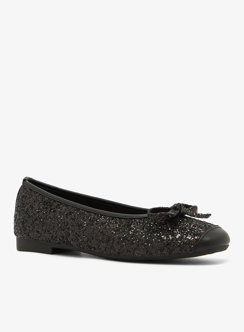 Ginger Sequin Embellished Ballet Flats - Image 2