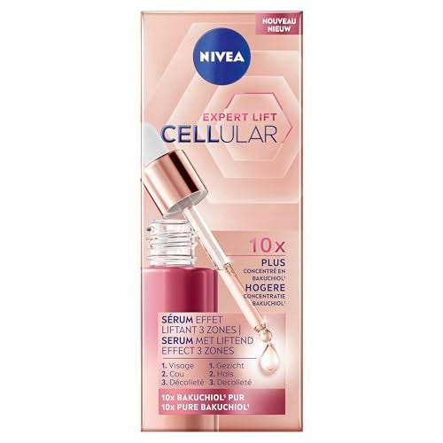 NIVEA Cellular Expert Lift Bakuchiol Lifting Serum 1 x 30 ml Face Serum Enriched with Pure Bakuchiol Firming AntiAging Care - Image 1
