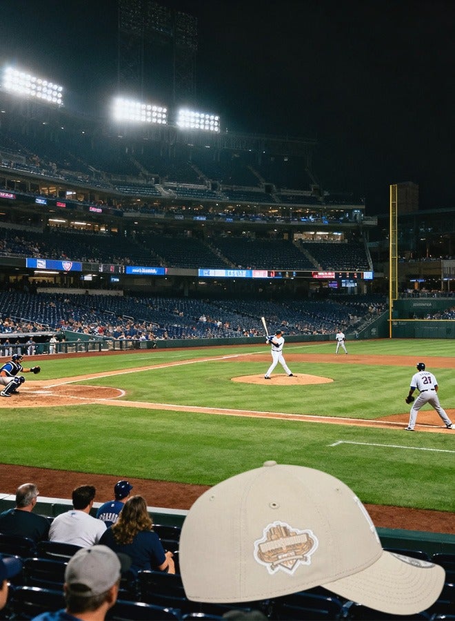 NEW ERA A Unisex MLB Los Angeles Dodgers Baseball Cap With A Snap Closure Design And A Stylish Street Style (beige) - Image 4