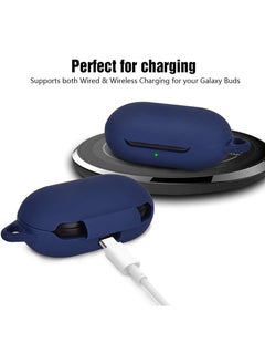 Waldic Silicone Protective Case Cover For Samsung Galaxy Buds Plus - Dark Blue  - Image 3