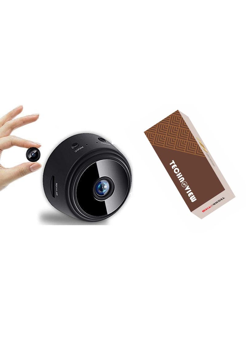 TECHNOVIEW TECHNOVIEW Diamond Series Mini Magnet Camera WiFi Wireless HD 1080P Camera for Home Small Security Camera Night Vision Motion Detection Builtin Battery V380 Pro App  - Image 1