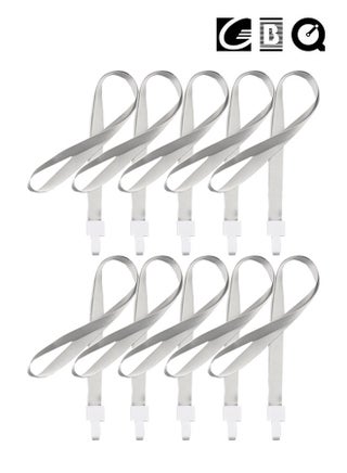 10PCS ID Card Holder Lanyard Thickened Lanyard Plastic Card Lanyard Badge Lanyard Exhibition Label Lanyard Grey - pzsku/ZD096E996229545273B2EZ/45/_/1731393893/a15d3554-0b80-40c2-9142-8eb17e0ce64a