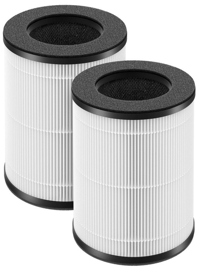 XBWW Cayman 608 320 Replacement Filter Compatible with Okaysou Cayman 608, Cayman 320 Air Cleaner Purifier, 3-in-1 Filter of Activated Carbon and Fine Pre-Filter, 2 Packs - Image 1