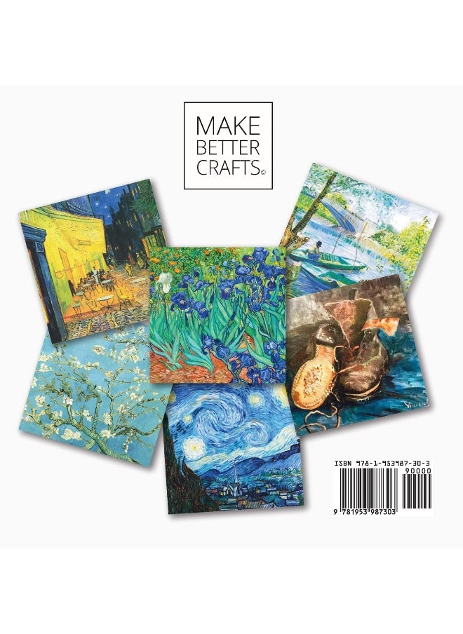 Vincent Van Gogh Scrapbook Paper: Van Gogh Art 8x8 Designer Scrapbook Paper Ideas for Decorative Art, DIY Projects, Homemade Crafts, Cool Artwork Decor Ideas  - Image 2