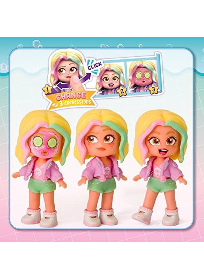 كوكيلوس Mila'S Pop Up Spa Spa مع أكثر من 15 ملحقًا ودمية حصرية مع 3 تعبيرات مضحكة. تتضمن طاولة زينة حصرية للملابس والأحذية وإكسسوارات التجميل مع مرآة - Image 4