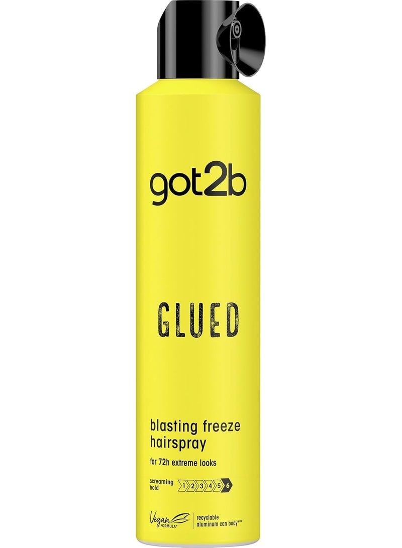 Got2B Schwarzkopf Blasting Freeze Spray Glued Hold  300Ml