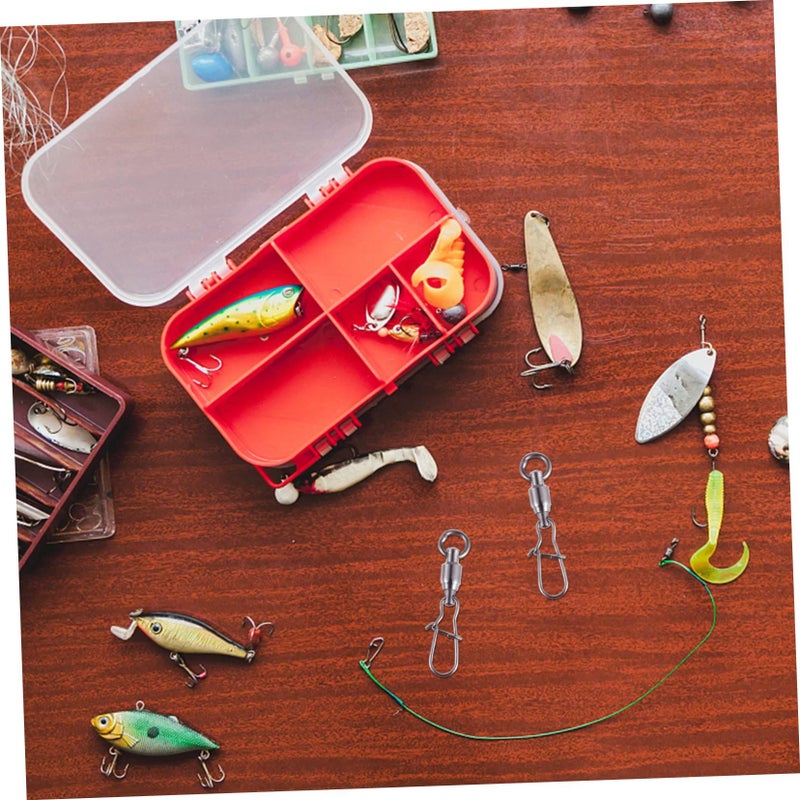20pcs Stainless Steel Fishing Rolling Swivels Tackle Connector Accessories for Freshwater - Image 5