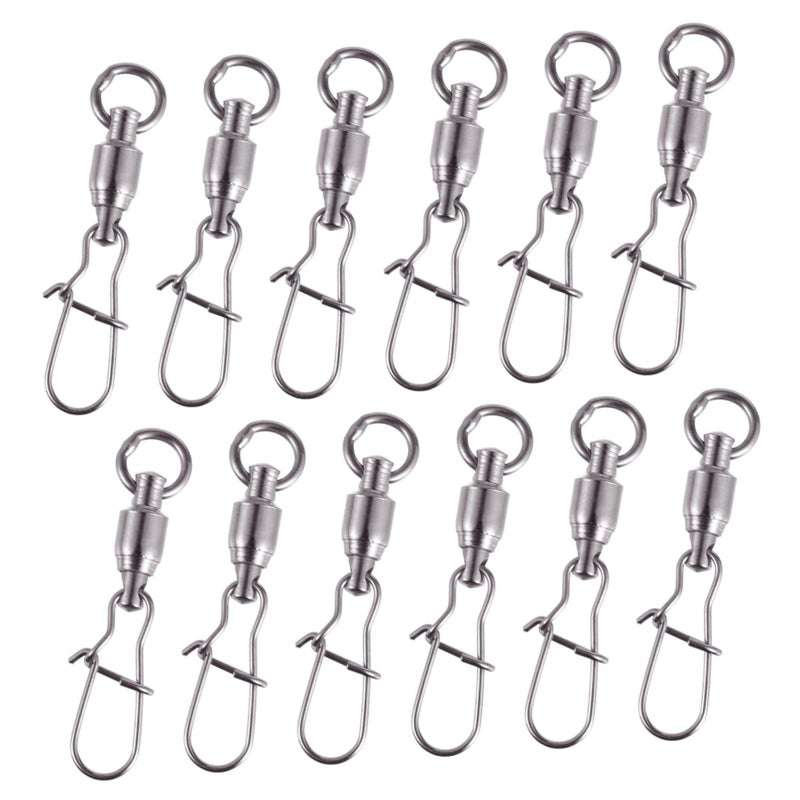 20pcs Stainless Steel Fishing Rolling Swivels Tackle Connector Accessories for Freshwater - Image 2