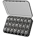 Daviky Pill Organizer 3X a Day Weekly Pill Box 7 Day Travel Pill Case with Large Containers LightProof Pill Case for Vitamins Medication Supplements and Fish Oils Black - Image 1