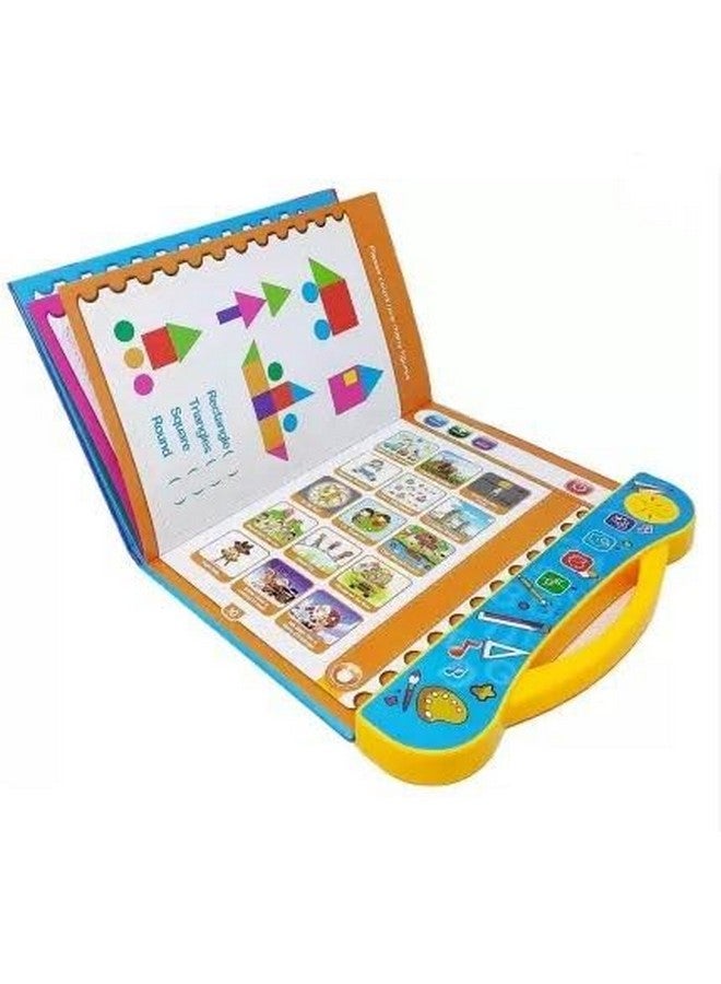 GENZ Musical Learning Study Book with Numbers, Letters, Animals, Relationships, Poems, Instruments Educational Toys for Kids (Multicolor) - Image 1