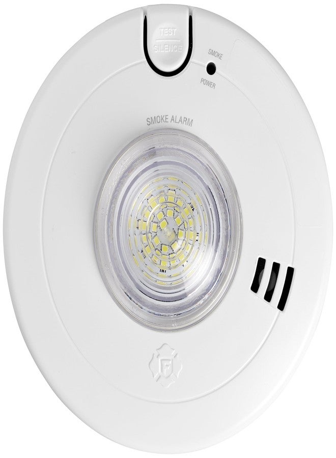 First Alert BRK 7020BSL Hardwired Hearing Impaired Smoke Detector with LED Strobe Light - Image 1