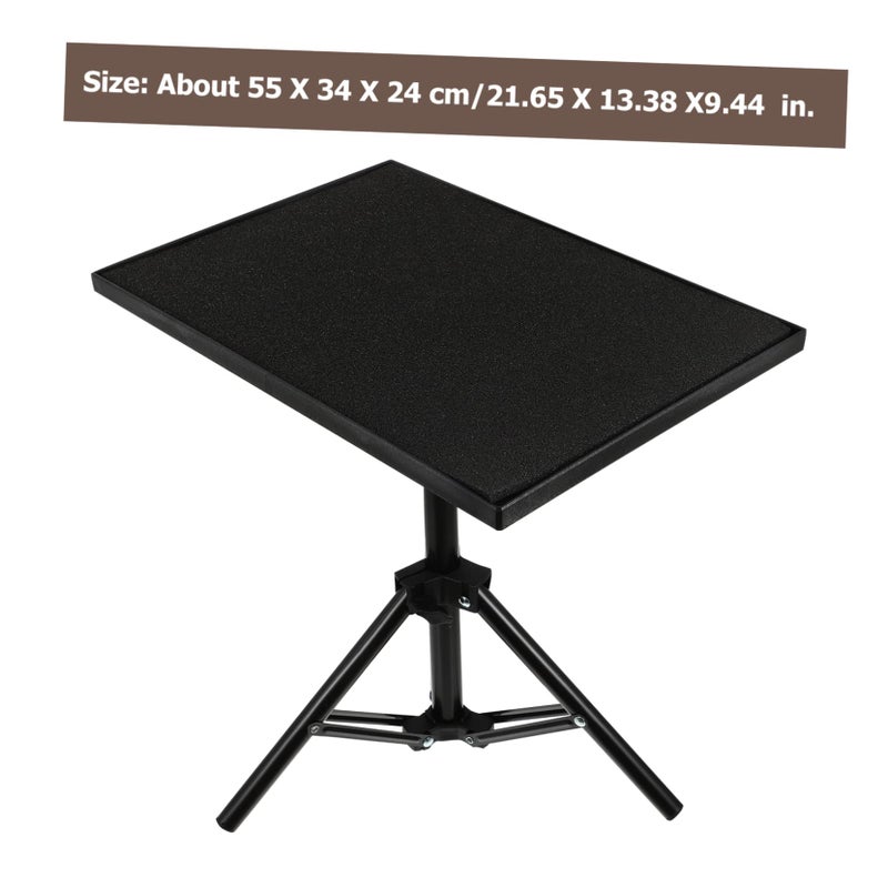 Tall Metal Projector Stand For Laptop 55cm Height Sturdy ABS Perfect For Home Office - Image 3