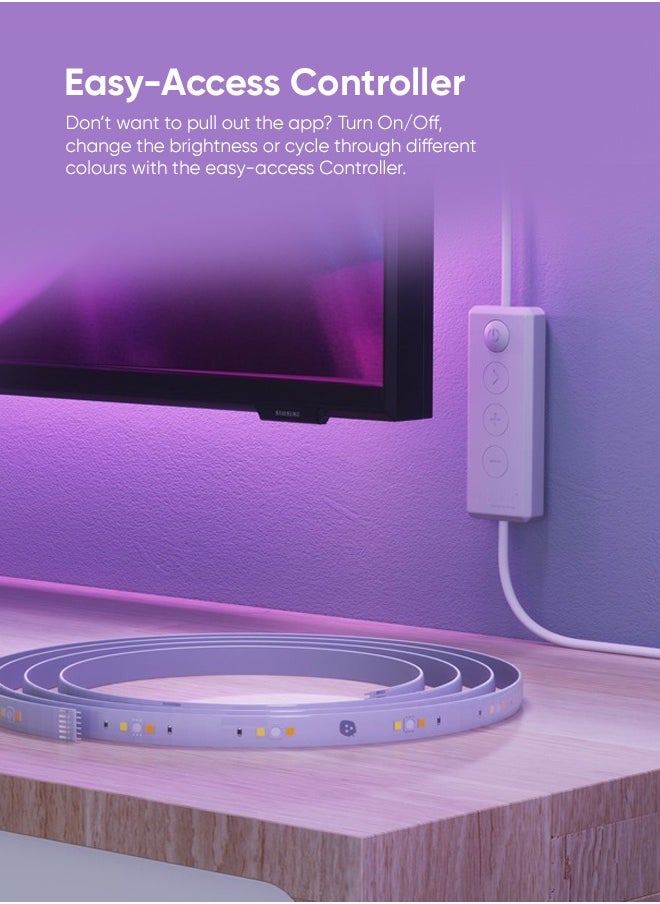 Nanoleaf - Essentials LED Lighstrip 5M | MATTER Edition Starter Kit - Smart LED Light for Home/Office, Color Changing RGBCW, Dimmable Light, Bluetooth/Thread Enabled, works with iOS/Android - Image 1