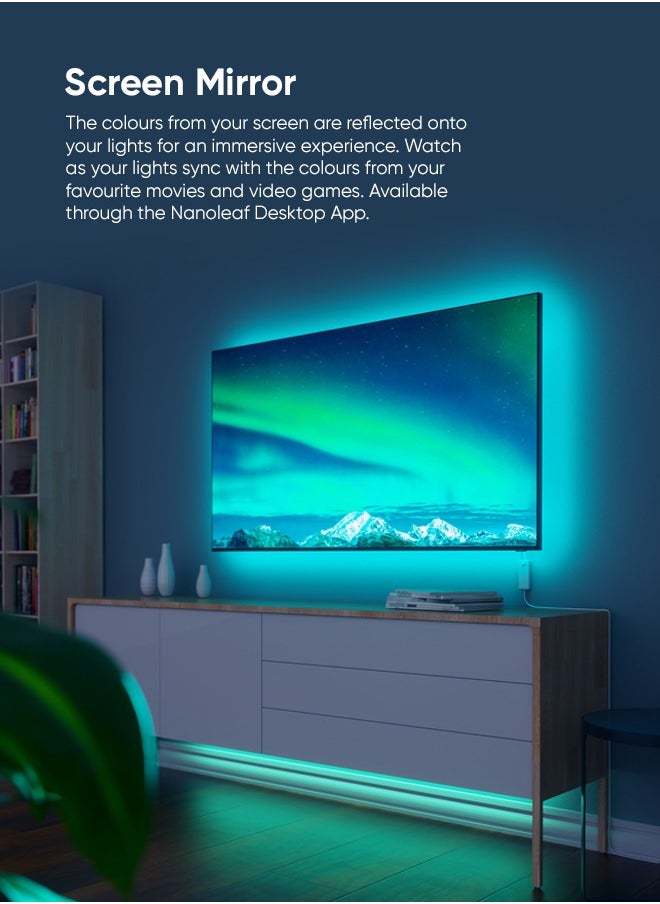 Nanoleaf - Essentials LED Lighstrip 5M | MATTER Edition Starter Kit - Smart LED Light for Home/Office, Color Changing RGBCW, Dimmable Light, Bluetooth/Thread Enabled, works with iOS/Android - Image 1