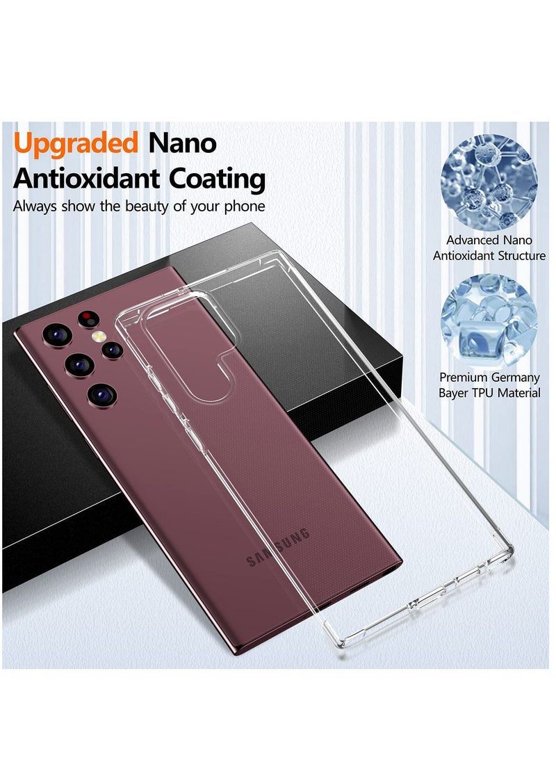 Houmt Samsung Galaxy S23 Ultra Case 6.8-Inch Non-Yellowing Anti-Scratch Shockproof Bumper Protective Phone Cover for Galaxy S23 Ultra  - Image 3
