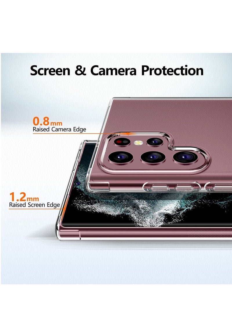 Houmt Samsung Galaxy S23 Ultra Case 6.8-Inch Non-Yellowing Anti-Scratch Shockproof Bumper Protective Phone Cover for Galaxy S23 Ultra  - Image 2