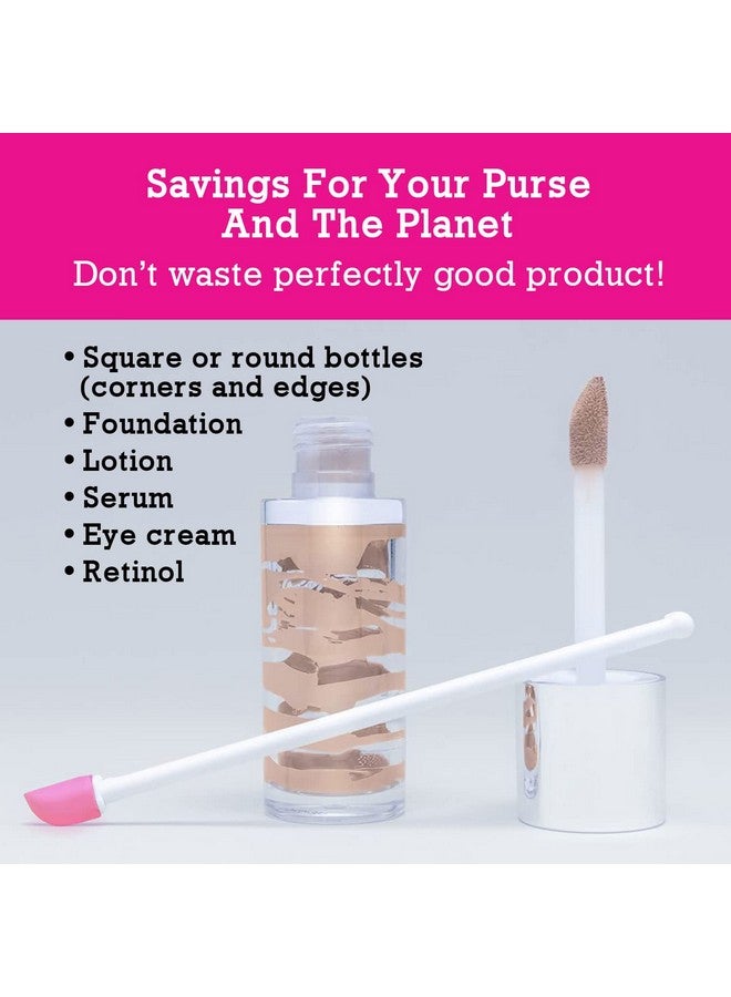 Spatty Last Drop Mini Makeup Spatula (6 Inch Pink) Shark Tank Mom Made Scrapes Foundation Lotion Cosmetics Beauty Products Perfect Gifts For Women Teen Grandma Stocking Stuffers Under 6 Dollars - Image 5