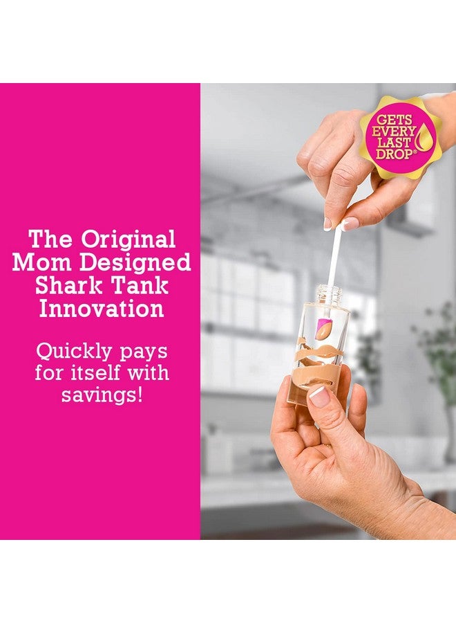 Spatty Last Drop Mini Makeup Spatula (6 Inch Pink) Shark Tank Mom Made Scrapes Foundation Lotion Cosmetics Beauty Products Perfect Gifts For Women Teen Grandma Stocking Stuffers Under 6 Dollars - Image 2