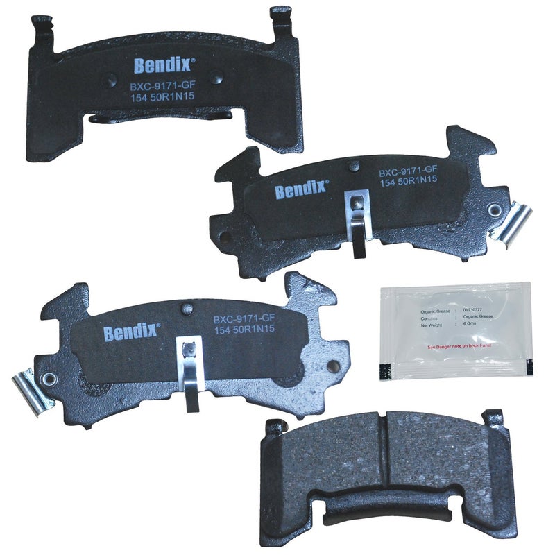 Bendix Priority1 CFC154 Disc Brake Pad Set for Avanti II,Century,LeSabre,Regal,Riviera,Commercial Chassis,DeVille,Eldorado,Fleetwood,Seville,Blazer,Camaro,El Camino,LLV,Malibu,Monte Carlo,S10,Blazer - Image 2