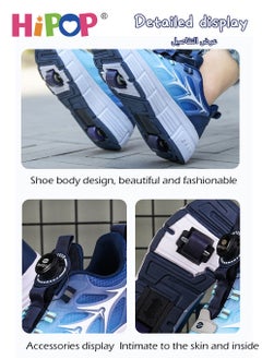 Unisex Kids Roller Skates Shoes with High Quality,Fashional Girls Boys Roller Shoes,Detachable Double Wheels Skates - pzsku/ZD097A03F362E24986C95Z/45/_/1713863947/62626ac6-f454-4e24-b2f3-d0091767f718