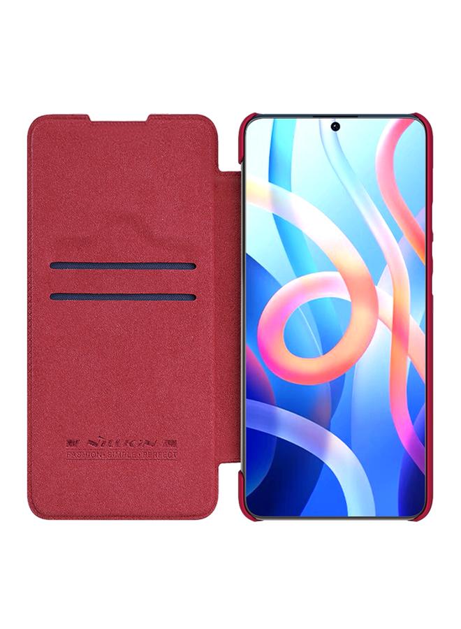 Nillkin Case For Xiaomi Redmi Note 11 5G / 11T 5G / Poco M4 Pro 5G / 11S 5G QIN Series Crazy Horse Texture Leather Phone Case - Image 4