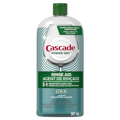 Cascade كاسكيد بلاتينوم باور دراي سائل شطف غسالة الصحون، 30.5 أونصة سائلة - Image 1