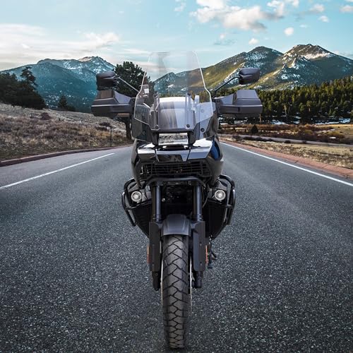 VEISUTOR Extensions Handguards Deflectors for Pan America 1250 20-23, Smoked Tinted Handguards Protector Hand Shield Protector Kit for Harley Pan America 1250/1250 Special 2020-2023 Accessories - 2PCS - Image 5