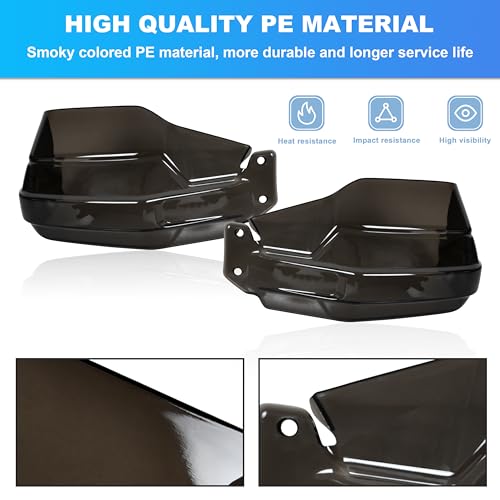 VEISUTOR Extensions Handguards Deflectors for Pan America 1250 20-23, Smoked Tinted Handguards Protector Hand Shield Protector Kit for Harley Pan America 1250/1250 Special 2020-2023 Accessories - 2PCS - Image 3
