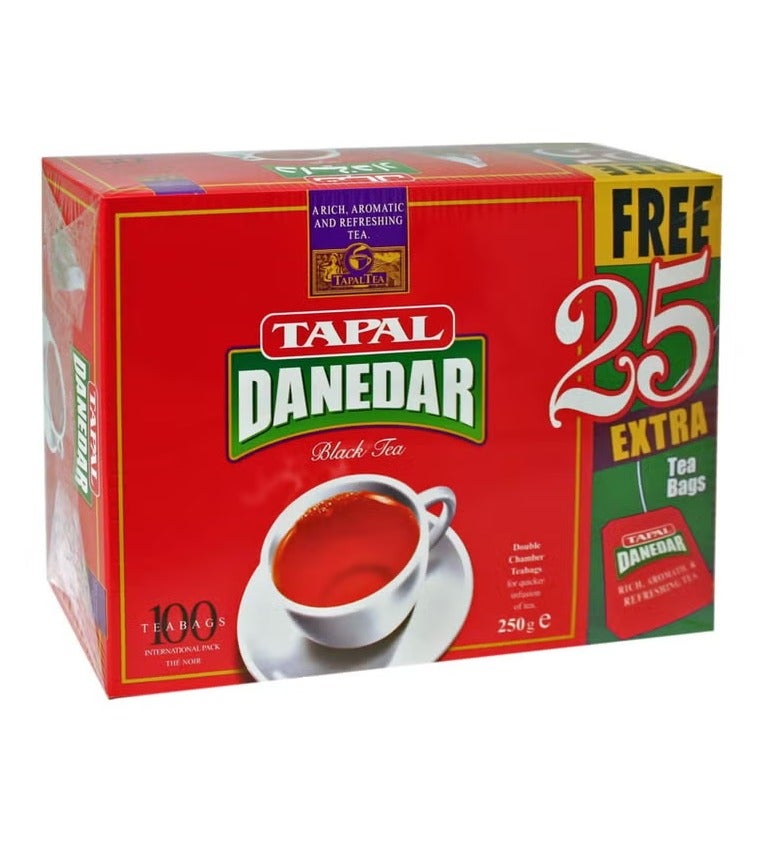 Tapal Danedar Special Pack, 125 Tea Bags (100 Plus 25 Extra), 250 g