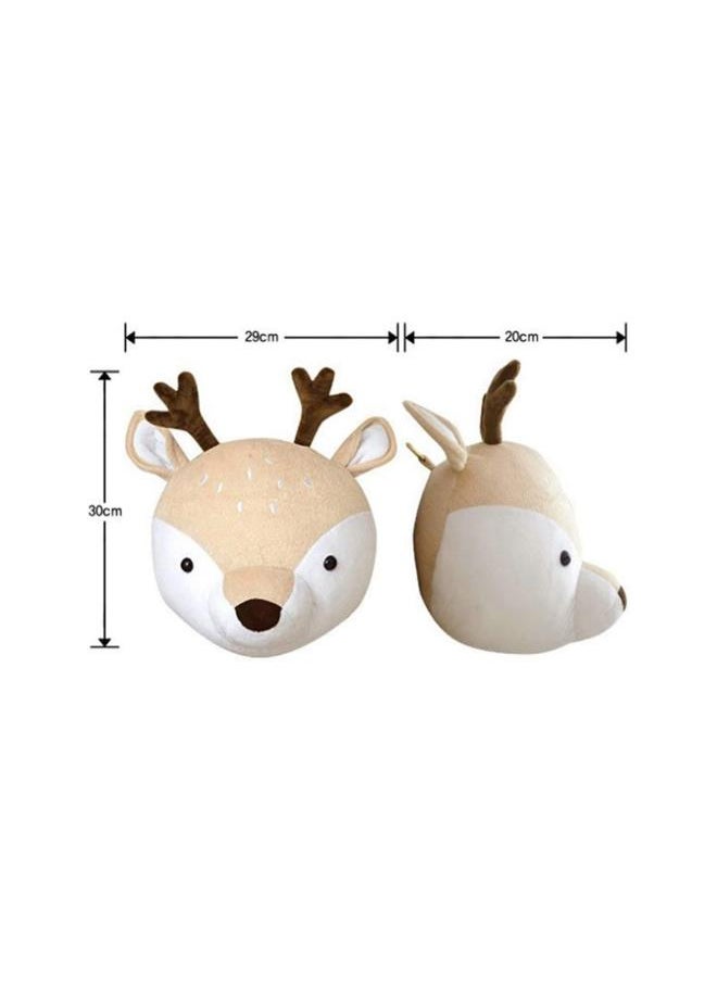 Generic - Wall Decor, Animal Head Wall Hanging for Baby Nursery Decor Elephant/Deer Head/Rabbit Stuffed Toys Gifts for Kids Bedroom or Playroom - Image 1