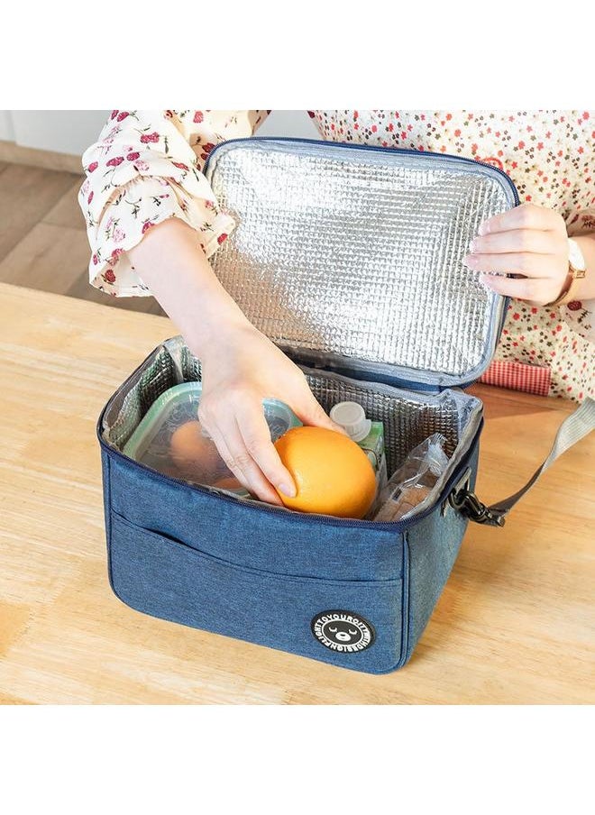 yongsheng Insulated Lunch Bag, Unisex, 9.8L Capacity, Waterproof, Portable Design--Portable Lunch Bag Food Insulated Box Durable Waterproof  - Image 4